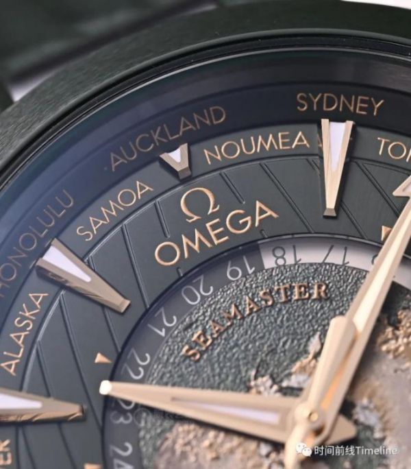 歐米茄世界時腕表，腕上看世界