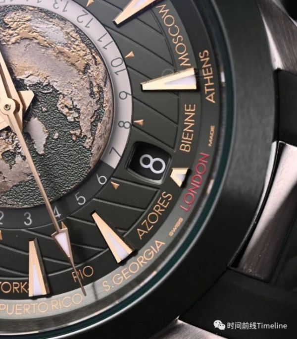 歐米茄世界時腕表，腕上看世界